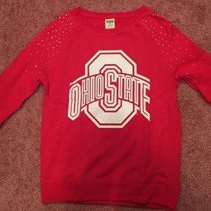 Victoria's Secret PINK Ohio State Univ. crew neck