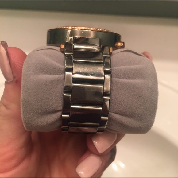 Gun metal and rose gold Michael kors watch main image 4