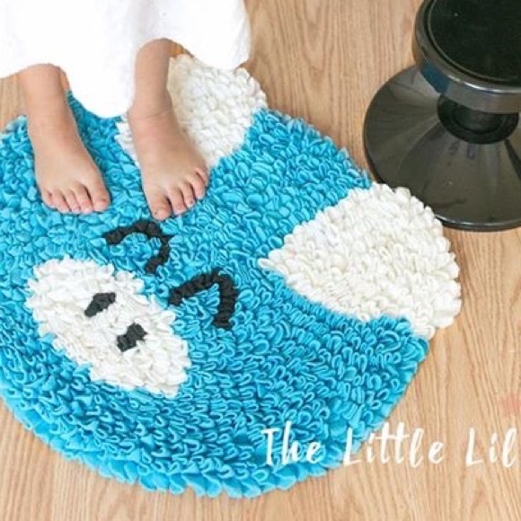 Cute pig area rug