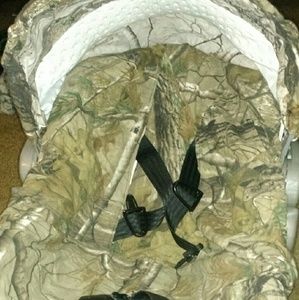Infant car seat cover & visor