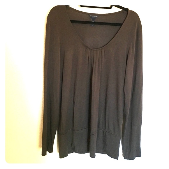 Banana Republic Long Sleeve Brown Tunic