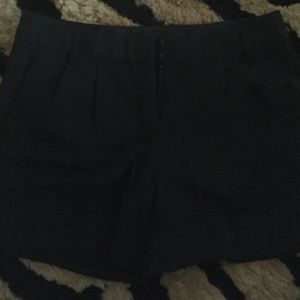 Express black short shorts