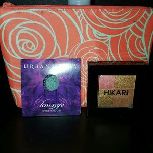 Urban Decay eyeshadow, Hikari shimmer bronzer,