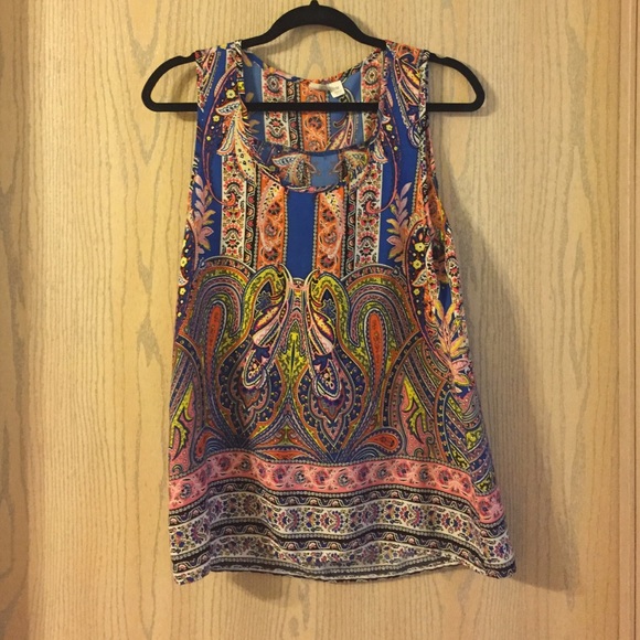 Paisley tank top