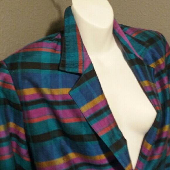 100% silk Regina Porter blazer EUC XS & FREE top! - Picture 2 of 6