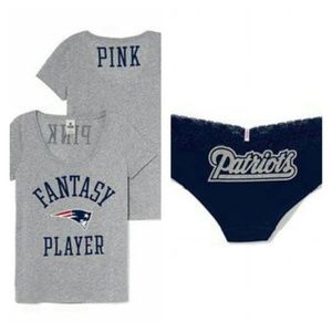 **Patriots fans only** NFL Tee & panty bundle