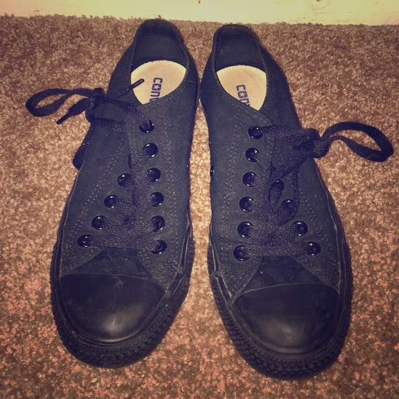 Black Converse shoes