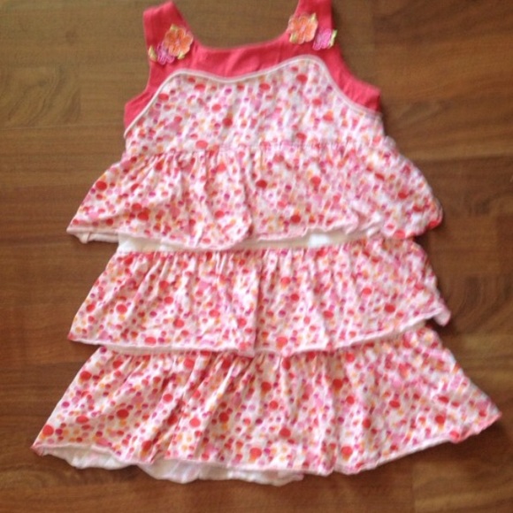 Girls Kids Headquarters tiered dress size 6