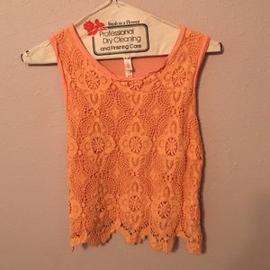 Light pink Lacey tank