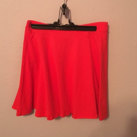 Dark pink circle skirt