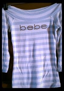 Bebe 3 quarter length shirt