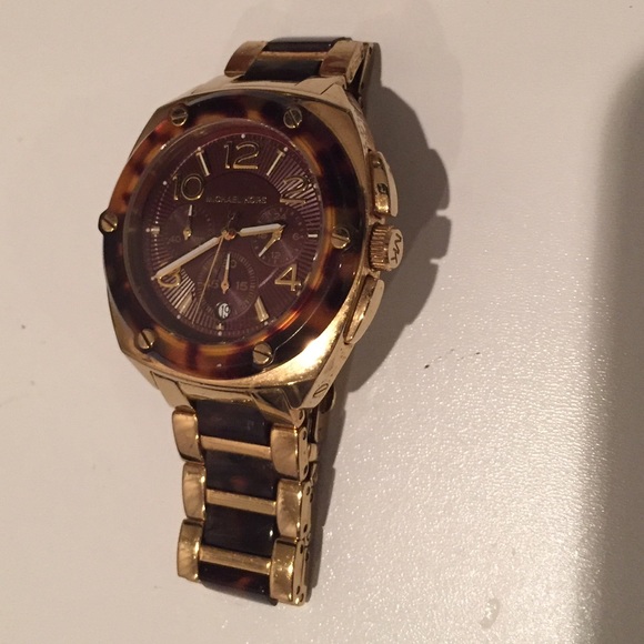 Michael Kors Jewelry - Tortoise/Gold Michael Kors Watch