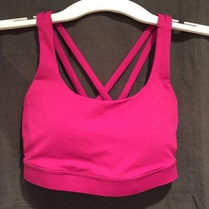 Pink Lululemon Sports Bra