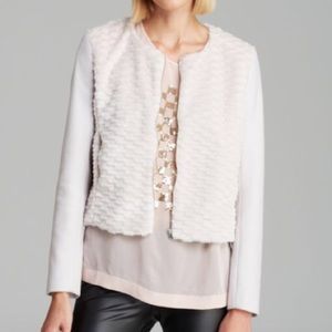 🎀Creamy pink faux fur jacket🎀