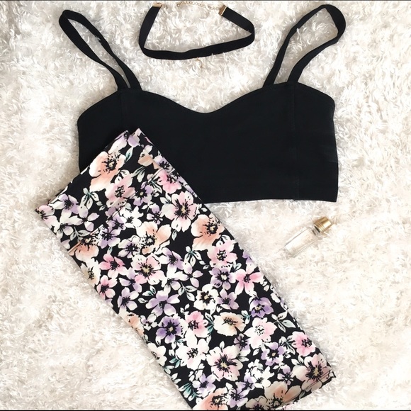🌸 Floral Pencil Skirt 🌸