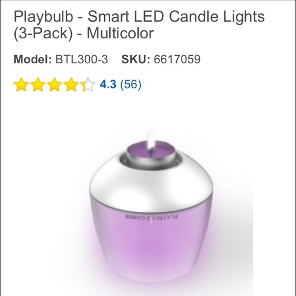 3 Pack Playbulb Candles