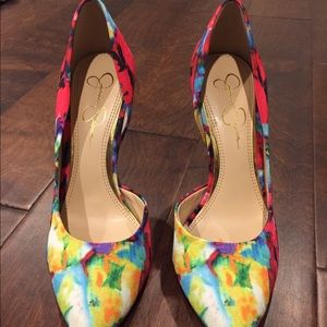 Jessica Simpson Multi-Colored Pumps