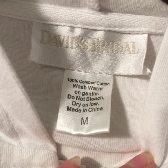 David's Bridal Bride Hoodie - Picture 3 of 4