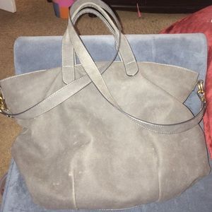 Gray side bag