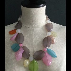Bold acrylic necklace