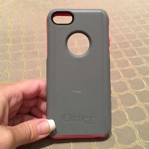 Ipone 5c pink and gray Otterbox