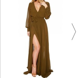 NAKED WARDROBE sheer maxi