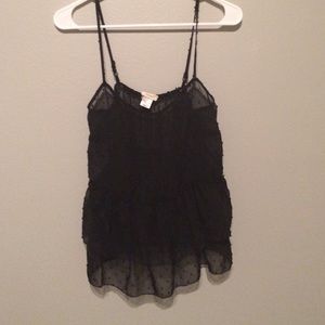 black sheer tank top