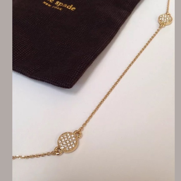 New Kate spade brightspot scatter necklace gold - Picture 2 of 3