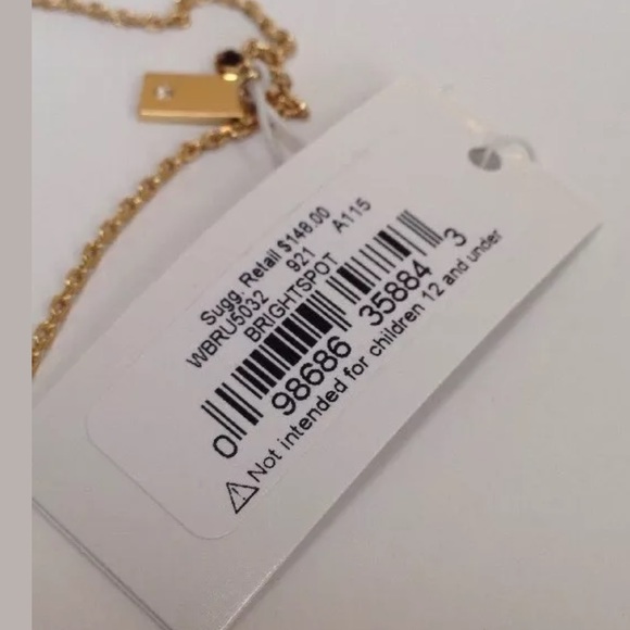 New Kate spade brightspot scatter necklace gold - Picture 3 of 3