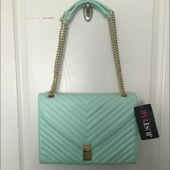 Teal shoulder bag