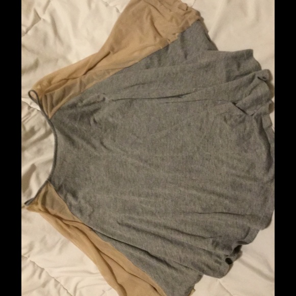 Urban outfitters mesh panel swing boxy batwing top