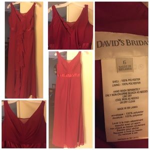 Davids Bridal Bridesmaid Dress. (long)