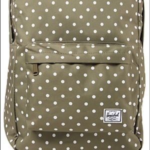 Polka dot Herschel backpack