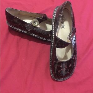 Alegria shoes in tortoise pattern