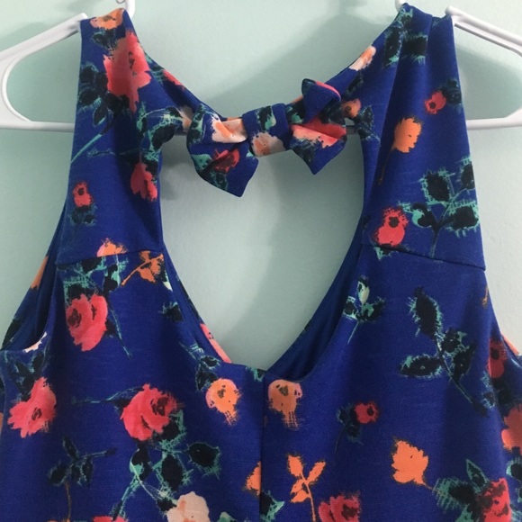 Floral blue dress - Picture 3 of 3