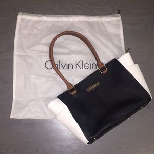 Calvin Klein Black & White Purse