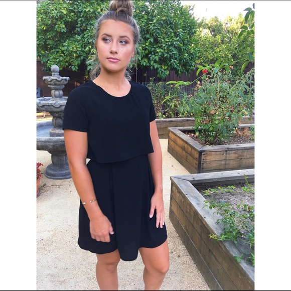 Black Soprano under laced dress