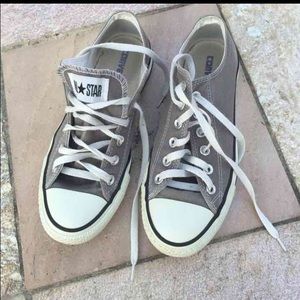 Grey Low Top Converse