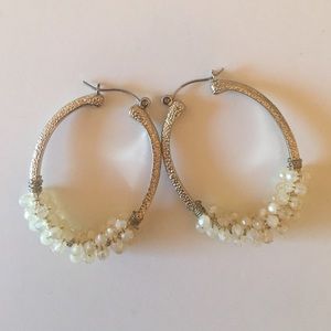 Banana Republic Cluster Hoop Earrings