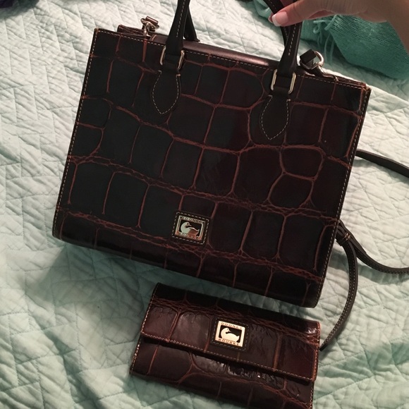 Dooney&Bourke alligator print set