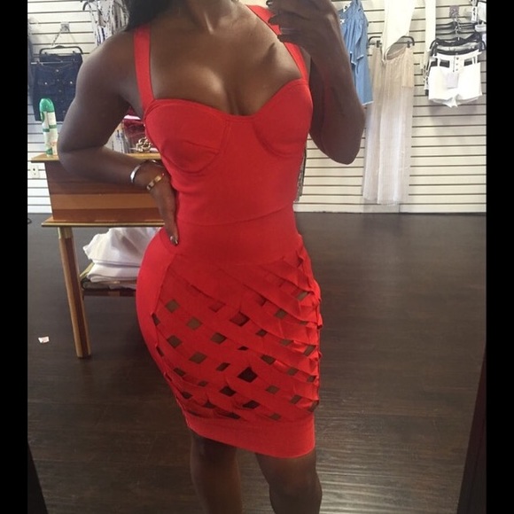 CHERRY RED NICKI MINAJ STYLE OUTFIT - Picture 1 of 4