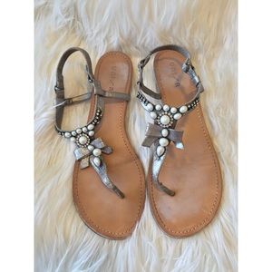*SOLD* Jeweled Sandals