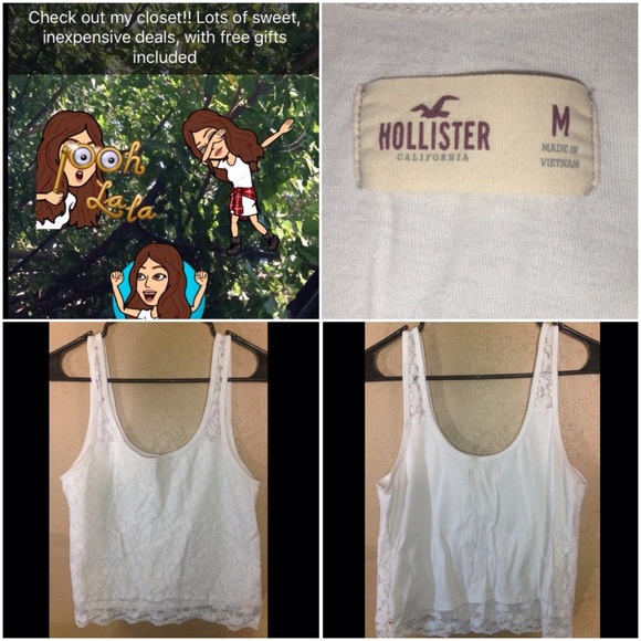 Medium Hollister crop top