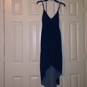 F21 Patterned High-Low Dress