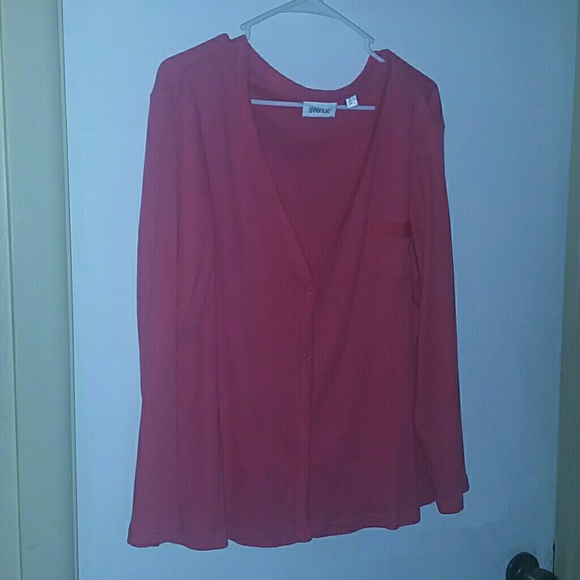 Coral cardigan shirt