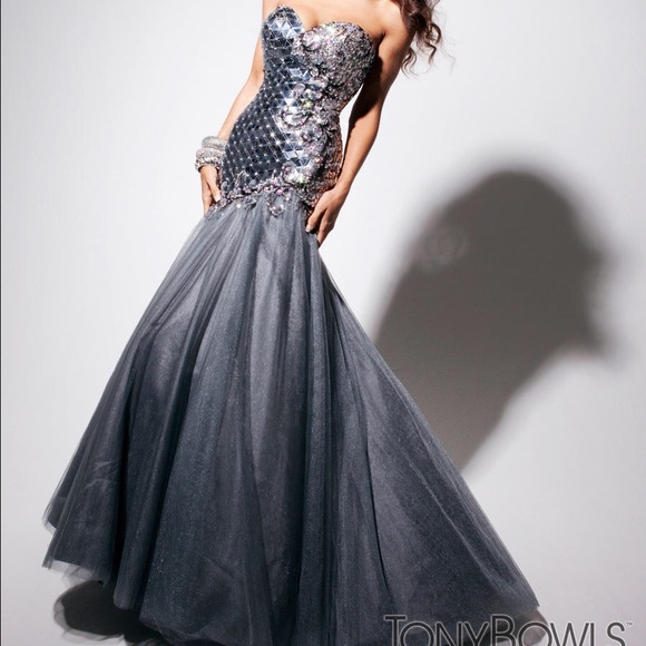 Still Sold Online! Worn Once Tony Bowls Prom Dress