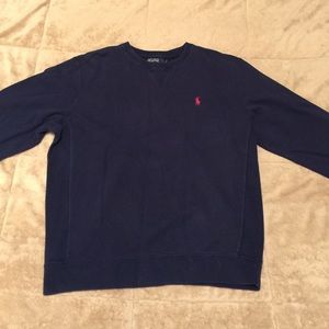 Mens polo crewneck