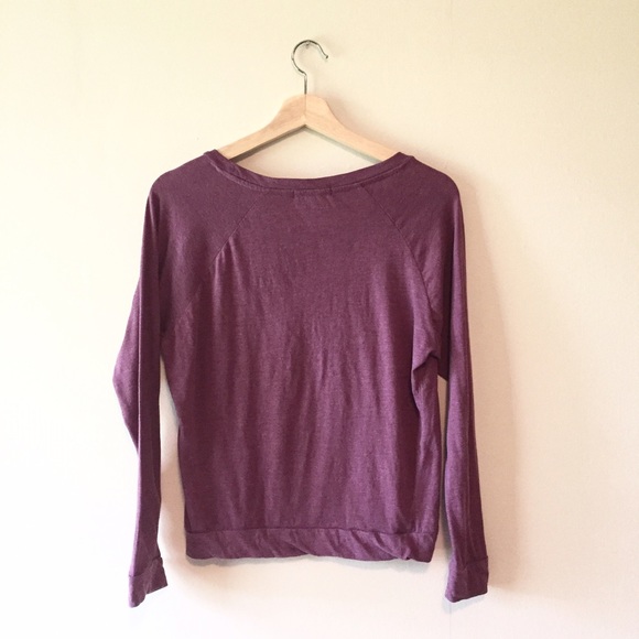 Forever 21 || Purple Off the Shoulder Tee - Picture 2 of 3