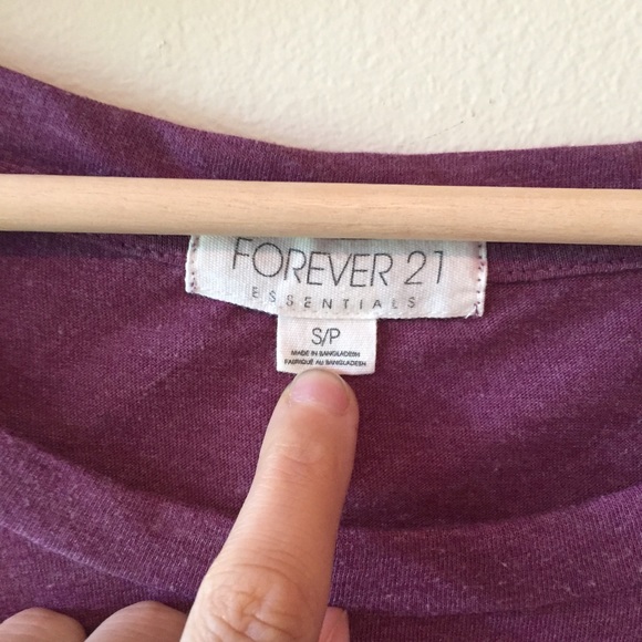 Forever 21 || Purple Off the Shoulder Tee - Picture 3 of 3