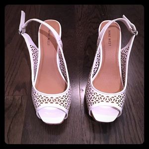 Brand New Nine West Sweet Pea Wedges